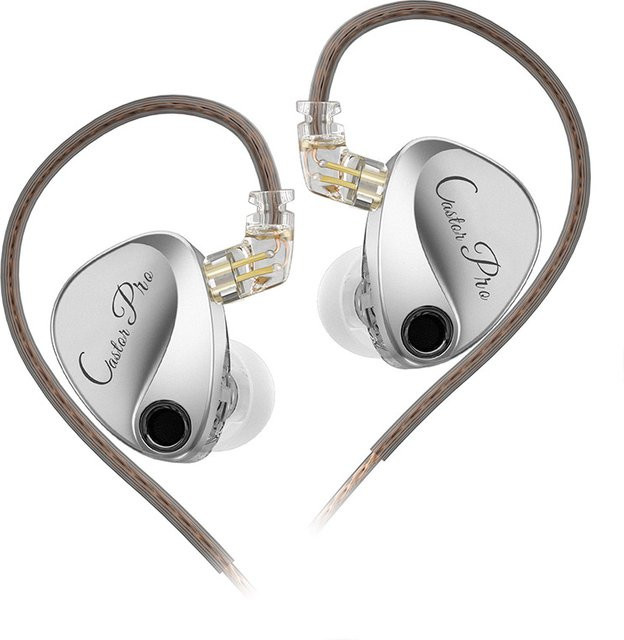 KZ Castor PRO In-Ear-Kopfhörer mit 2 dynamischen Treibern und austauschbarem 2-poligem Kabel für HiFi-Bass-Klangqualität - Bild 1