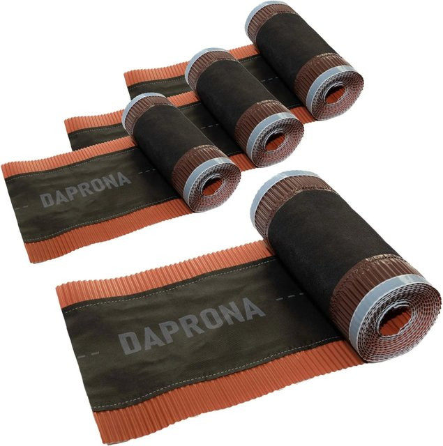 Daprona Firstband Alu Rot zur Dachfirstabdichtung B/H: 300 x 5000 mm (4 Stück) - Bild 1