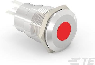 TE Connectivity Tray Push Button in Rot und Silber (2-2213765-5) - Bild 1