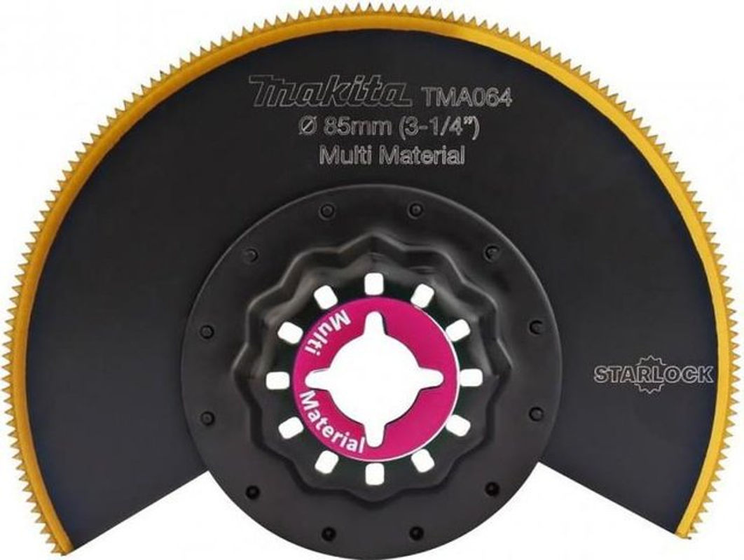 Makita Bimetal Segmentsägeblatt Universal für Holz und Kunststoff, 85 mm, Schwarz - Bild 2