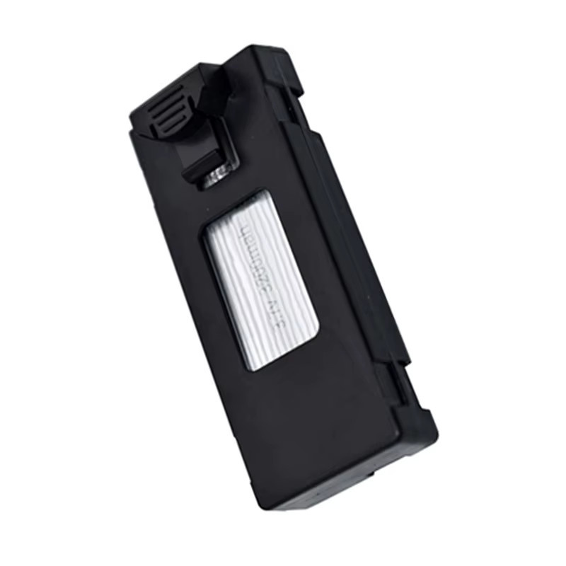 PYLRC LiPo Ersatzbatterie für Mini Drohnen E88 E99 E99S F185, 3,7 V 3200 mAh, Schwarz - Bild 3
