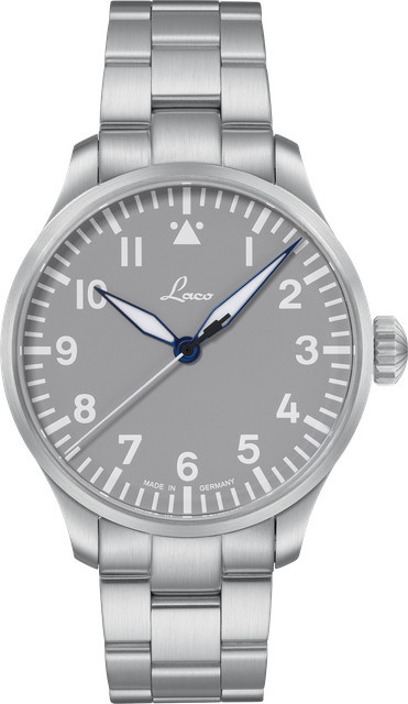 Laco Armbanduhr, Automatik, Edelstahl, Grau, 42 mm - Bild 1