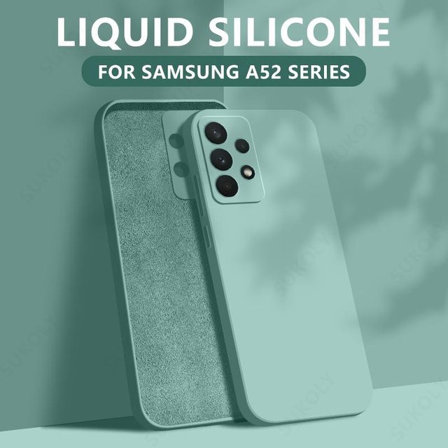 Weiche Flüssigsilikonhülle für Samsung Galaxy S23 Plus in Grün - Bild 1