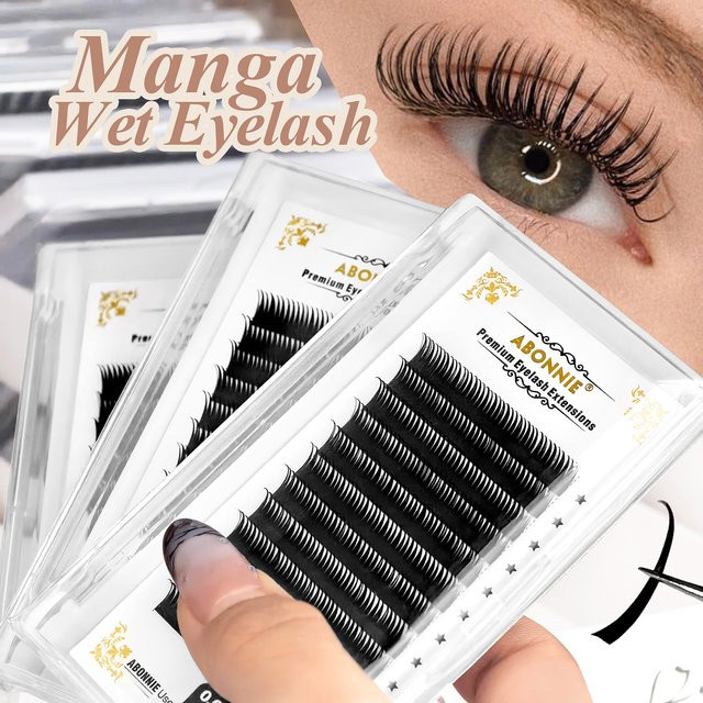 Abonnie Wet Lashes Spike-Wimpern, Black, Unisex, Glänzend - Bild 1