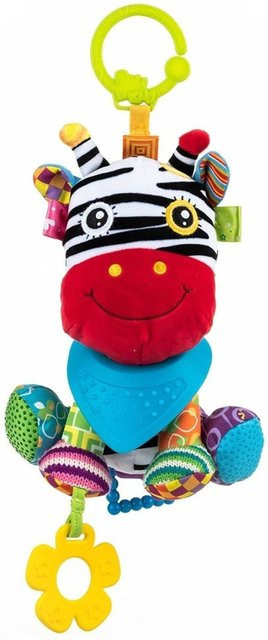 Bali Bazoo Kuscheltier C-Ring Greifling Activity Spielzeug Plüsch ab Geburt schwarz/weiß - Bild 1