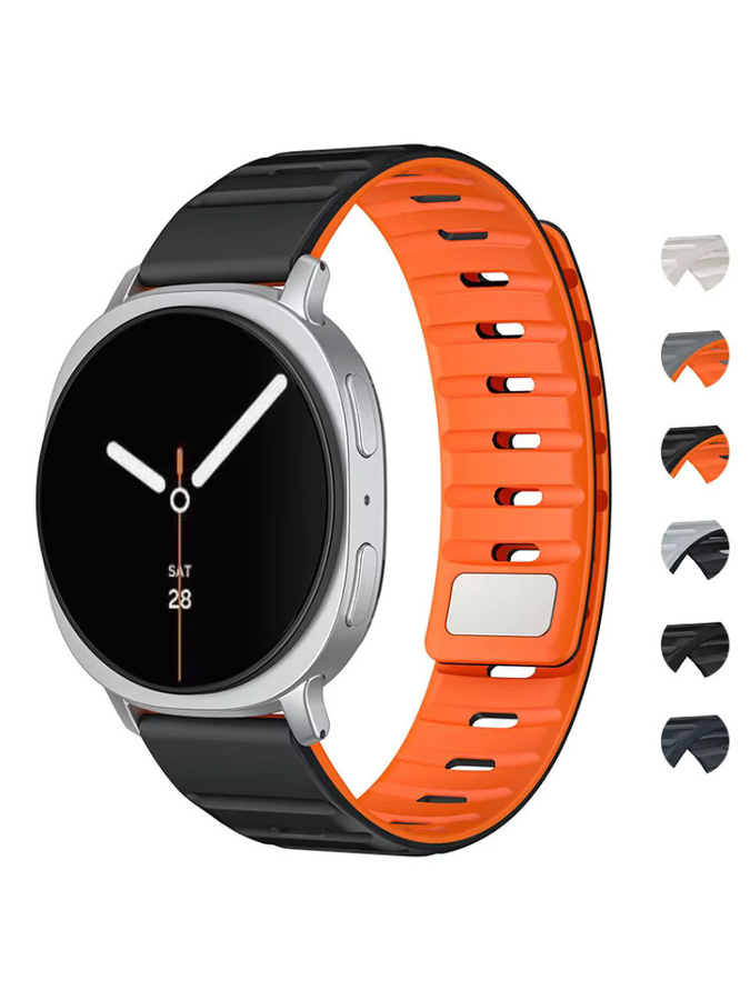 Magnetisches Silikon-Armband von CHIICSMART für Samsung Galaxy Watch 8 und Watch 8 Classic, Unisex Ersatzarmband mit Schlaufen-Design - Bild 6