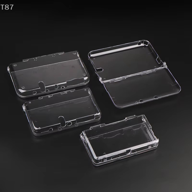 Transparente Split Shell Schutzhülle und LCD-Bildschirmfolie für Nintendo 2DS, 3DS und 3DSLL - Bild 1
