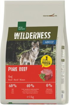 REAL NATURE WILDERNESS Trockenfutter Hund Adult Pure Beef 1 kg - Bild 1