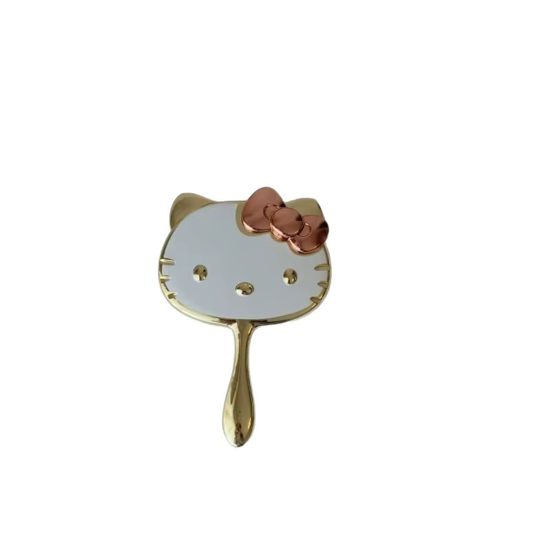 Potdemiel Mini-Hand-Schminkspiegel, gold, Kinder - Bild 3