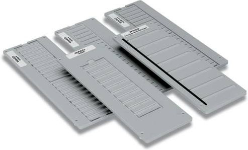 WAGO 258-470 Beschriftungsaufnahme für Plotter in Grau - Bild 1