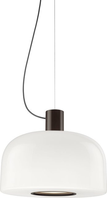 Flos Bellhop Glass Pendelleuchte aus Glas und Metall in Braun/Transparent mit E27 Fassung - Bild 1
