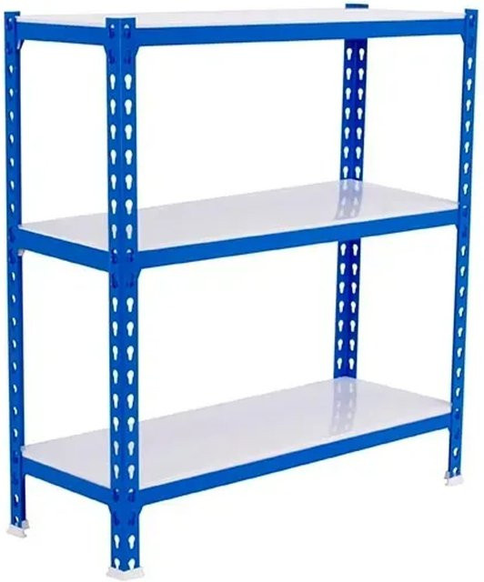 PROREGAL Schwerlastregal Baby Metal Shark in Blau-Weiß, H x B x T: 90 x 110 x 40 cm - Bild 1