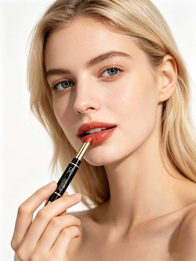 QIC 2-in-1 Matt-Lipliner & Lippenstift-Stift, Unisex - Bild 6