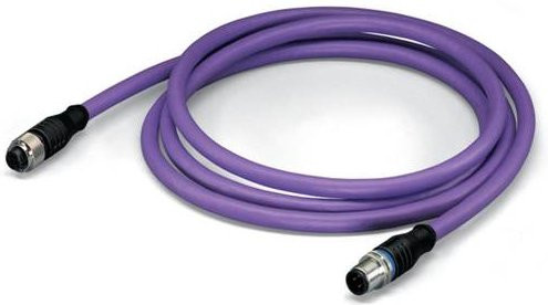 WAGO 756-1105/060-200 Sensor-Aktor-Datensteckverbinder konfektioniert M12 Stecker gerade Buchse gerade 20,00 m - Bild 1