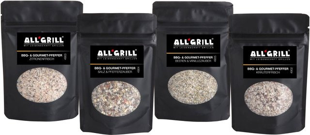 Allgrill BBQ Gourmet Pfeffer-Set 4 x 75 g - Bild 1