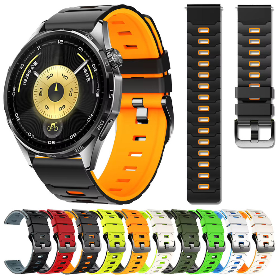 Huawei Uhrenarmband Silikon, 22 mm, multicolour - Bild 4