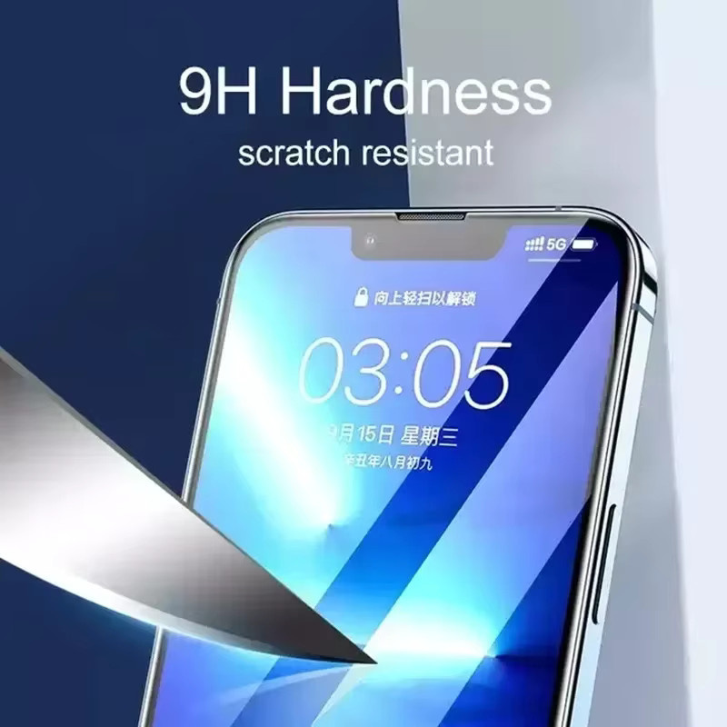 9D Displayschutz aus gehärtetem Glas für Apple iPhone (verschiedene Modelle), transparent - Bild 2