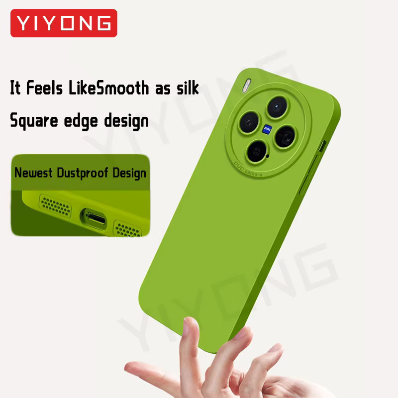 YIYONG Flüssigsilikon Schutzhülle für Vivo X300, X300 Pro, X200 Pro Mini und X200 Ultra 5G in seidigem Glanz - Bild 1