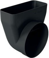 NEFF 90 Grad Adapterstück Z861SI1 Rohr Ø 150mm Schwarz - Bild 1