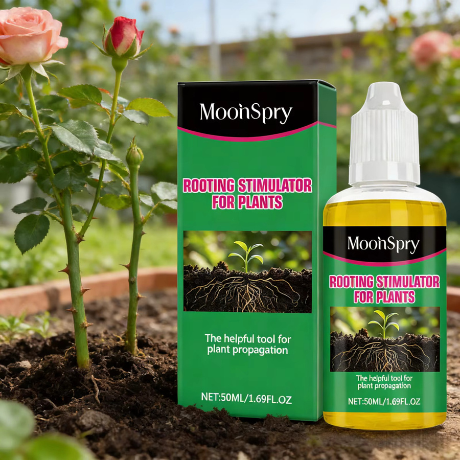 MoonSpry Organischer Wurzelstimulator für schnelles Pflanzenwachstum und Wurzelbildung bei Zimmerpflanzen und im Gartenbau - Bild 5