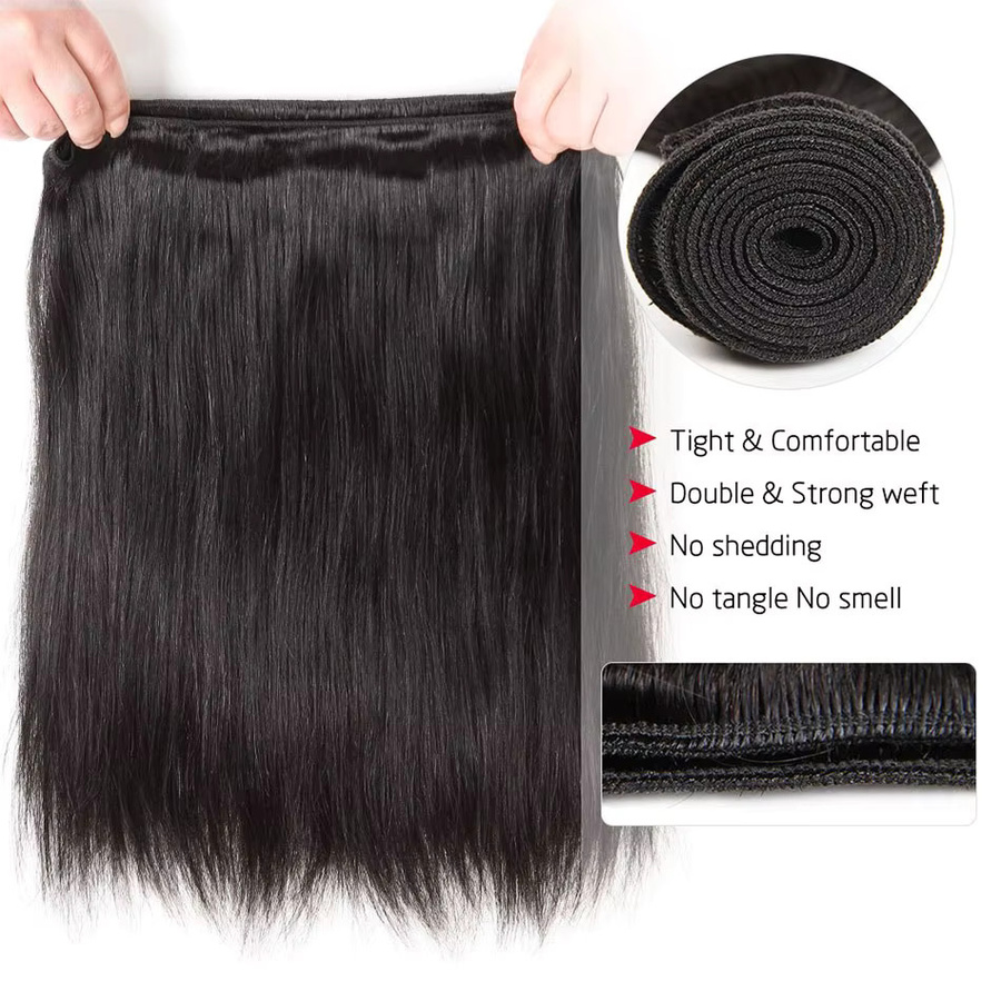 Dula A Hair Brasilianische Echthaar-Extensions, Remy-Haarbündel - Bild 5