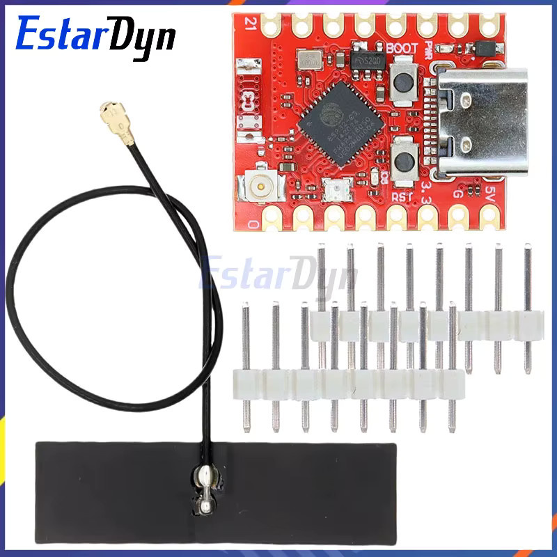 Estardyn ESP32-C3 SuperMini Plus Entwicklungsboard V2.0 mit WiFi und Bluetooth in Rot - Bild 3