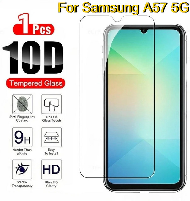 9H HD Gehärtetes Glas Schutzfolie für Samsung Galaxy A57 A37 A27 A07 A17 A56 A36 A06 A16 A15 A14 A13 A05 S A04 S in Transparent - Bild 1