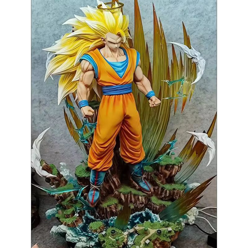Dragon Ball Z Son Goku Ssj3 Actionfiguren Statue 42cm - Bild 2