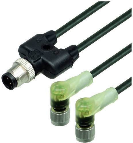 Pepperl+Fuchs 260171 Sensor- und Aktor-Verteiler mit Adapter, Schwarz, Länge: 1 m - Bild 1