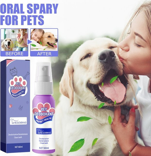 DUTRIEUX Tragbarer Zahnspray für Hunde zur Mundpflege mit Desodorierung und Anti-Zahnstein-Reinigung, Multicolor - Bild 1