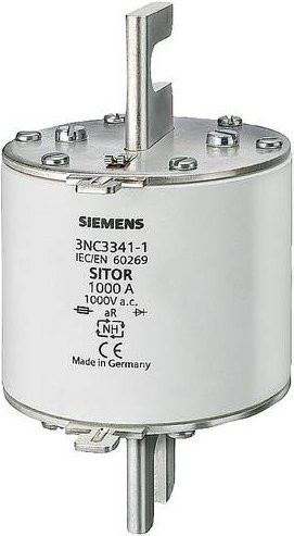 Siemens 3NC33411U Sicherungseinsatz Größe 3, 1000A, 1000V, 3 Stück, Weiß - Bild 1