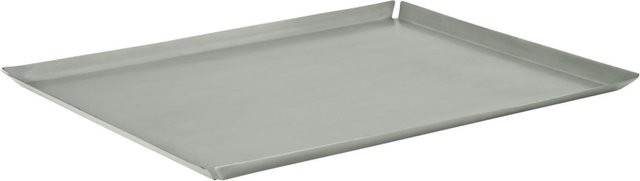 VEGA Serviertablett Pereti aus Edelstahl, silber, rechteckig, B: 26,1 cm, T: 33,1 cm, H: 0,8 cm - Bild 1