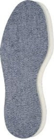 barth Schuhbandl Einlegesohle aus Aluminium und Filz in Silber und Grau - Bild 1
