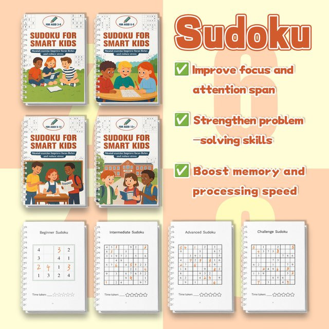 Sudoku für intelligente Kinder, Logik-Puzzles - Bild 1
