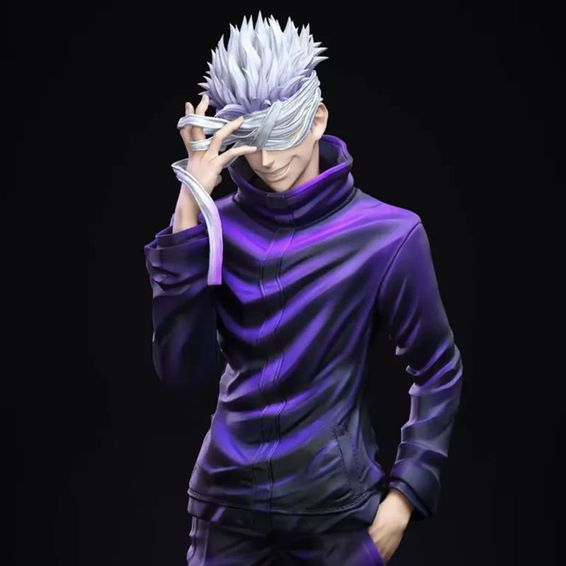 Bandai Satoru Gojo GK Actionfigur aus Jujutsu Kaisen als Anime-Statue in Lila - Bild 2