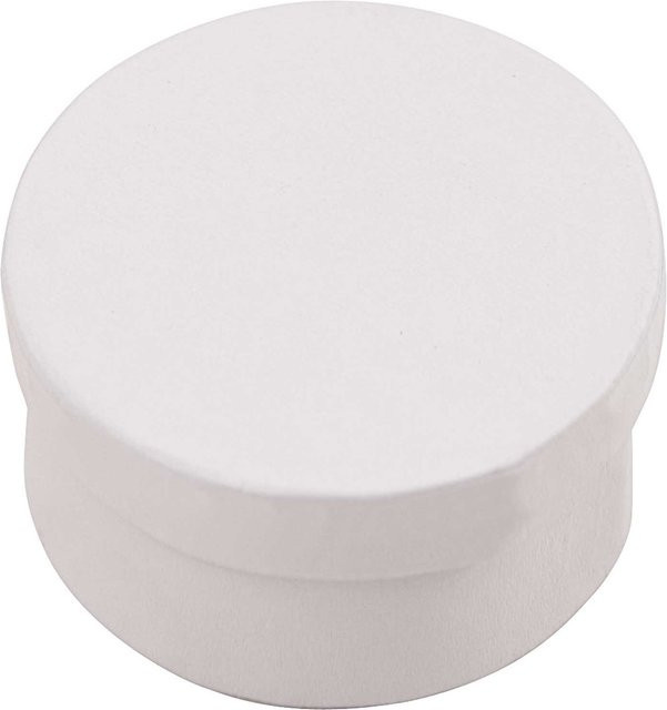 Rico Design Rundbox weiß B: 15 cm, H: 7 cm - Bild 1