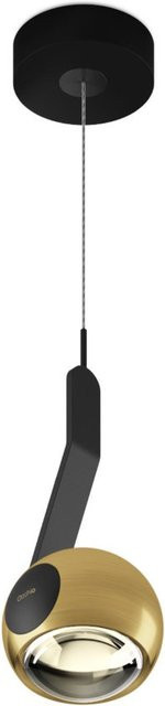 Occhio io 3d sospeso up LED-Pendelleuchte, Kopf in Bronze, Körper und Aufbaudose in Schwarz matt, dimmbar, variabel höhenverstellbar von 50-200 cm, warmweißes Licht (3000K) - Bild 1