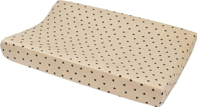 Meyco Baby Wickelauflagenbezug aus Jersey in Beige, B/T: 50 x 70 cm - Bild 1