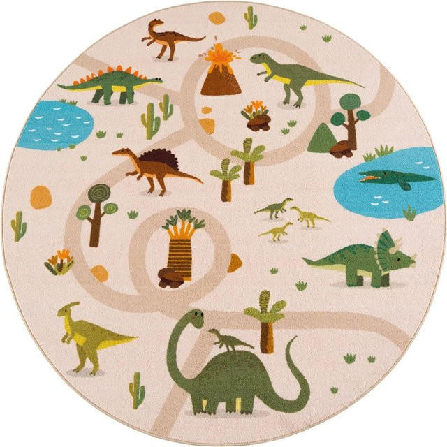 Ayyildiz Kinderteppich Coco 1131 Beige Rund Durchmesser: 120 cm - Bild 1