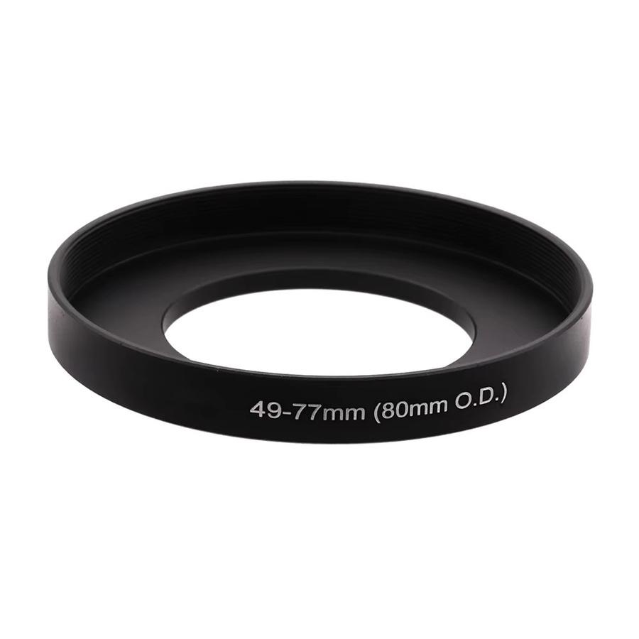 Step-Up-Ring Objektivfilter für 80-mm-Matte-Box oder 77-mm-Matte-Box-Adapter, Schwarz, Durchmesser: 80 mm - Bild 3