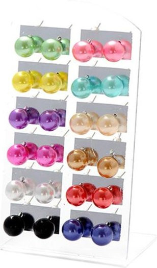 HaoYunLai Ohrstecker, Perle, Kunststoff, beige, Damen - Bild 1