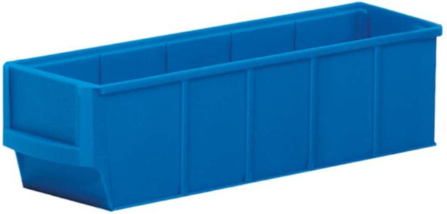 BRB Regalkästen, Blau, 24 Stück, B/H/T: 9,1 x 3,0 x 30,0 cm - Bild 1