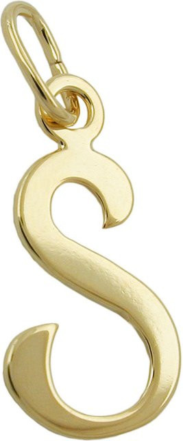 Paolo Renzo Buchstabenanhänger, 333 Gold, 15x10mm, Unisex - Bild 1