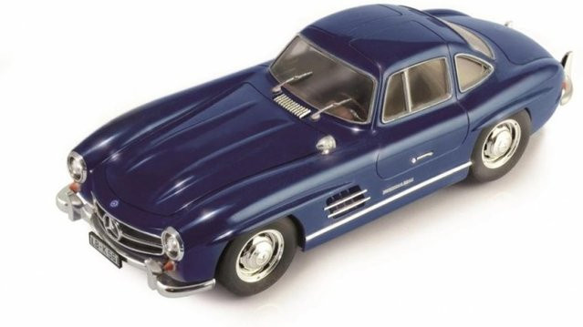 Italeri Mercedes Benz 300 SL Gull Wing, Fahrzeug, 1:24, Blau, Metall - Bild 1
