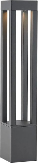 Arcchio LED Außenleuchte Lienna Modern Pollerleuchte aus Aluminium in Alu-Grau - Bild 1