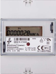 NZR DS-Hutschienenzähler EcoCount 3x230/400V in Weiß - Bild 1