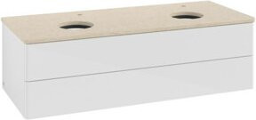 V&B Waschtischunterschrank Antao mit Beleuchtung, Farbe Weiß, B/T/H: 120 x 50 x 36 cm - Bild 1