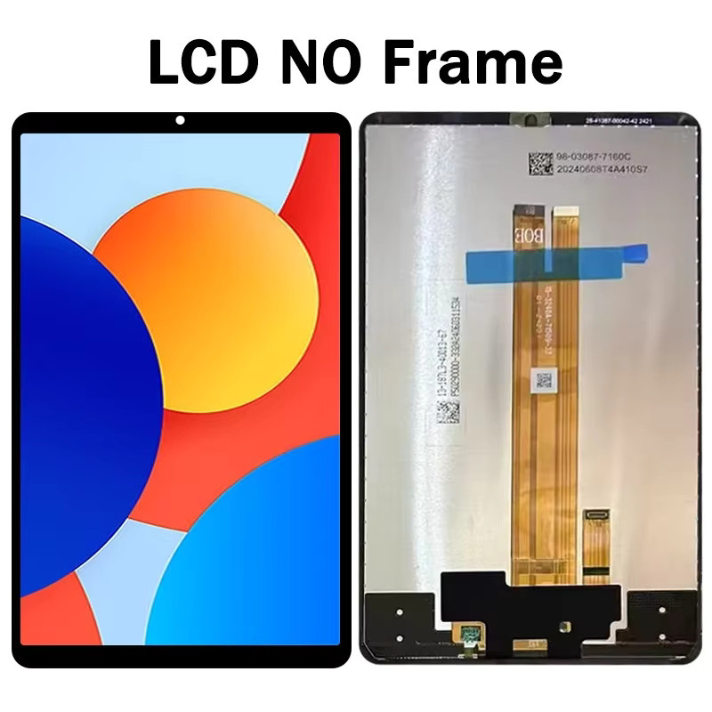 Xiaomi LCD Display Touchscreen Digitizer für Redmi Pad Pro 5G und Redmi Pad SE 8,7 in Schwarz - Bild 4