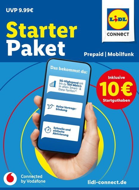 Lidl Connect Starterpaket mit 5G Mobilfunk-Technologie - Bild 1