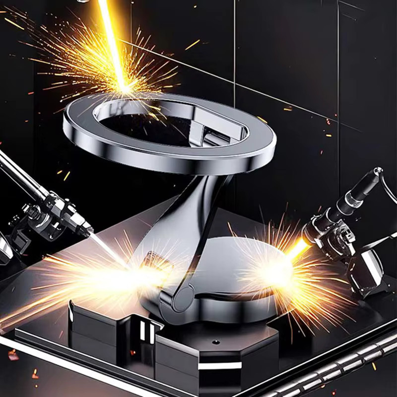 Xiaomi MagSafe Autotelefonhalterung Magnetischer Telefonständer aus Metall in Schwarz mit 360 Grad Drehbarkeit und Saugnapf - Bild 6